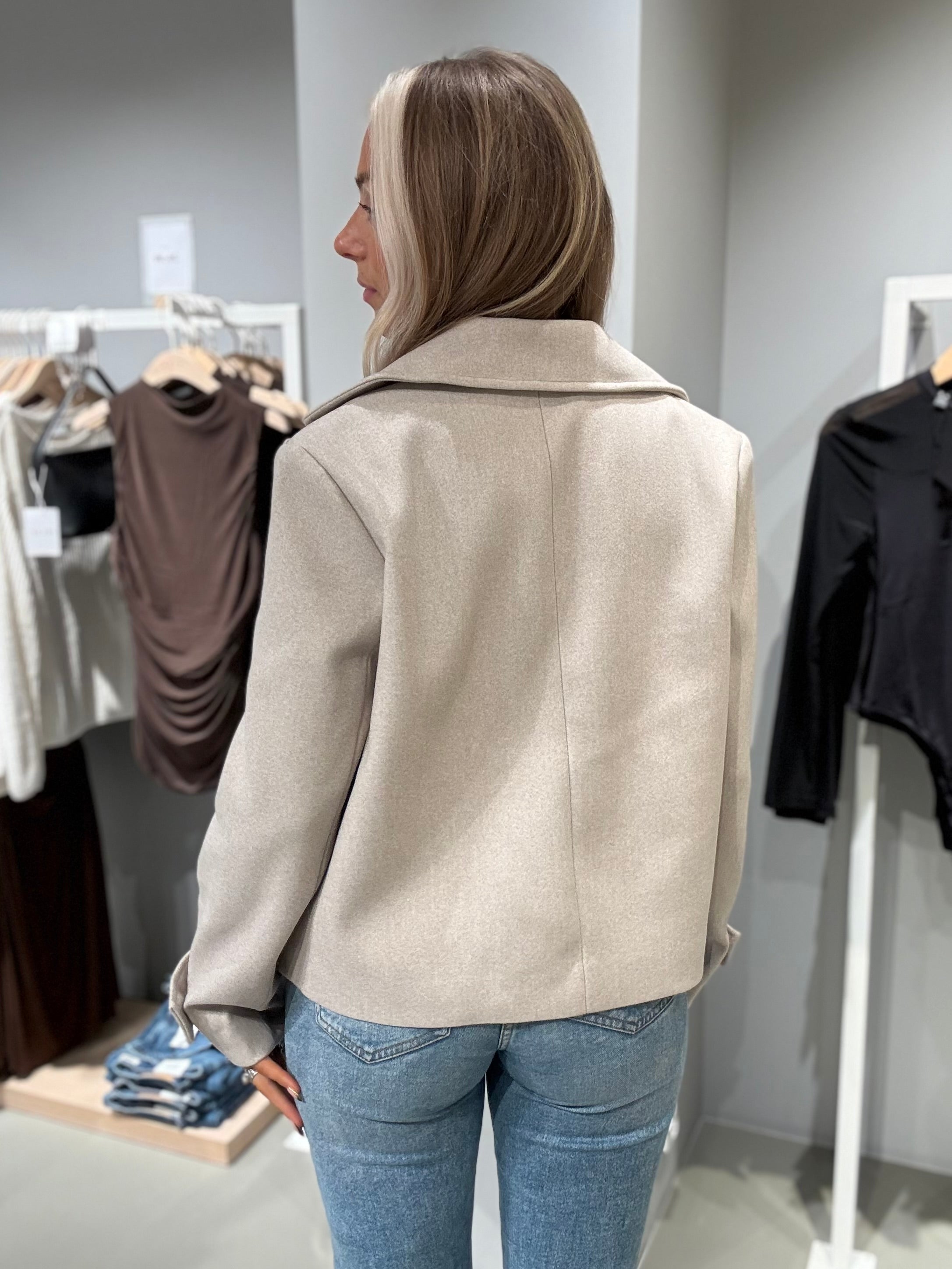 VISOLO Jacket - Natural Melange